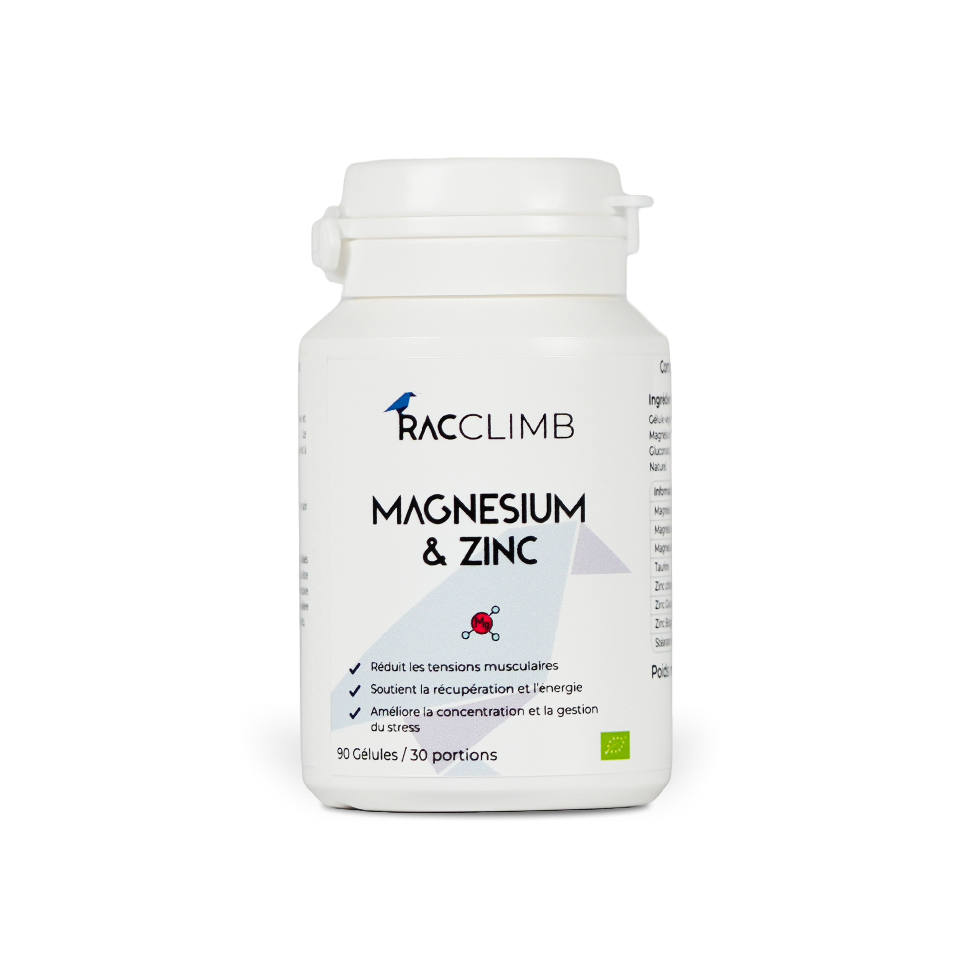 magnesium et zinc bio racclimb